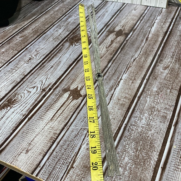 Knotted Silver-Toned Multi Strand Snake Chain Necklace - Picture 4 of 4